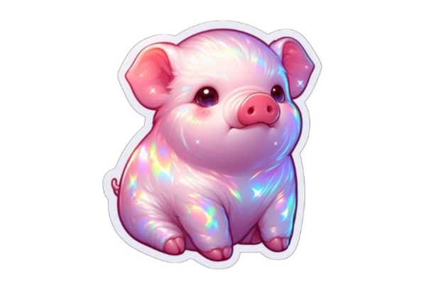 Mẫu sticker galaxy hologram đẹp lấp lánh
