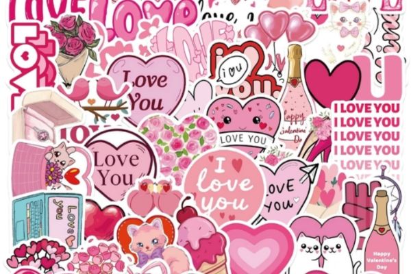 Mẫu sticker tình yêu đẹp, giá rẻ