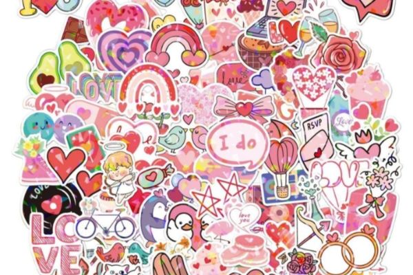 Mẫu sticker tình yêu đẹp, giá rẻ