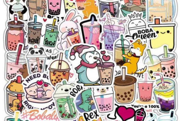 Mẫu sticker trà sữa giá rẻ, chất lượng cao tại Hà Nội