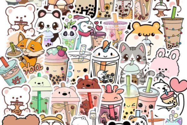 Mẫu sticker trà sữa giá rẻ, chất lượng cao tại Hà Nội