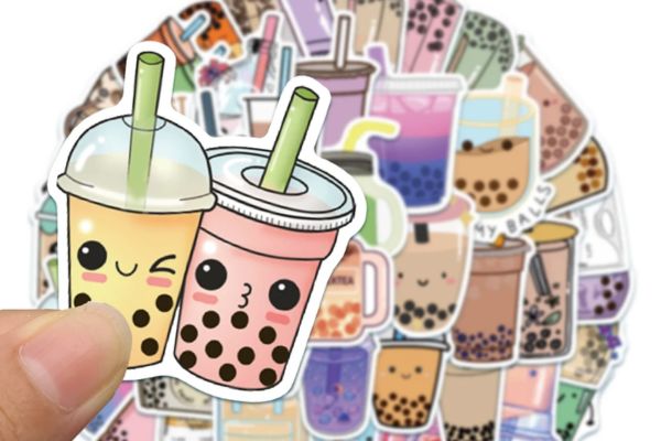 Mẫu sticker trà sữa giá rẻ, chất lượng cao tại Hà Nội