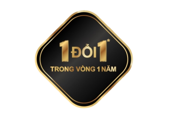 Mẫu tem 1 đổi 1 thiết kế tối giản