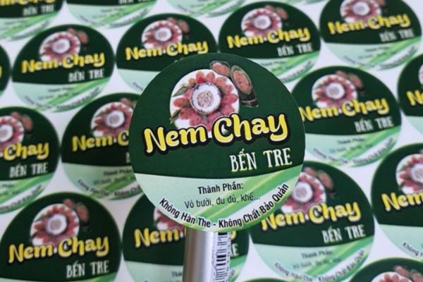 Mẫu tem nhãn nem nướng giá rẻ, chất lượng cao