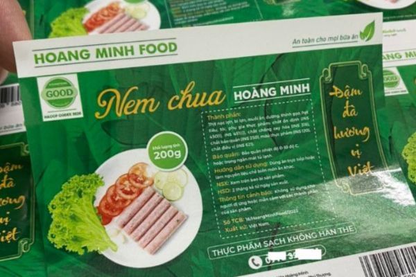 Mẫu tem nhãn nem nướng giá rẻ, chất lượng cao