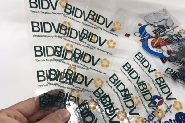Mẫu tem uv dtf đẹp, sang trọng tại Hà Nội