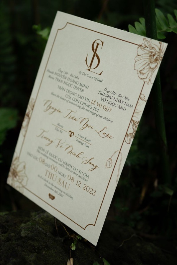 In Hoa Long nhận thiết kế và in ấn mẫu thiệp cưới công giáo lấy ngay