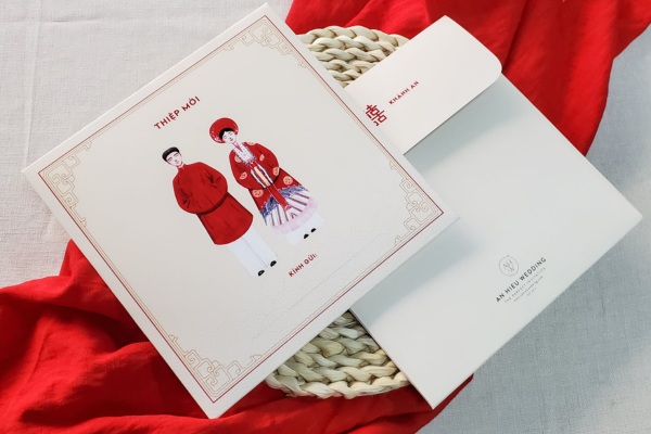 Mẫu thiệp cưới truyền thống cách tân