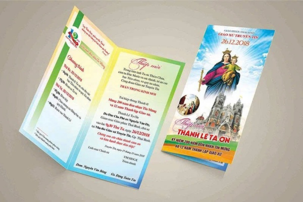 Mẫu thiệp mời Công giáo chuẩn nghi thức