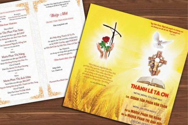 Mẫu thiệp mời lễ tạ ơn giá rẻ, chất lượng cao