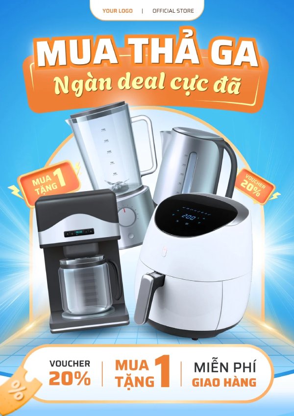 In Hoa Long nhận thiết kế và in Mẫu tờ rơi đồ gia dụng chuyên nghiệp