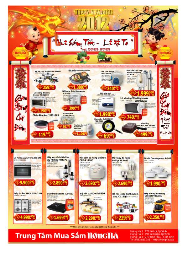 In Hoa Long nhận thiết kế và in Mẫu tờ rơi đồ gia dụng lấy ngay