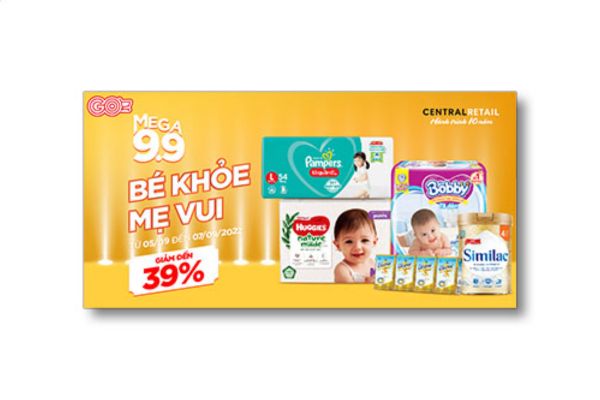 Mẫu voucher mẹ và bé giá rẻ, thiết kế theo yêu cầu