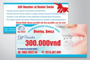 In Hoa Long nhận thiết kế và in ấn mẫu voucher niềng răng cao cấp