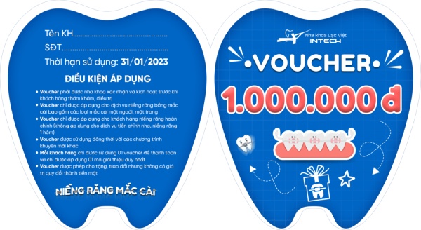 In Hoa Long nhận thiết kế và in ấn mẫu voucher niềng răng giá rẻ