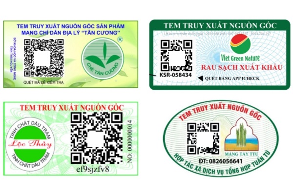 Tem truy xuất nguồn gốc sử dụng kỹ thuật gia công cao cấp