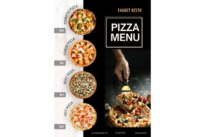 15+ Mẫu in menu pizza đẹp & độc đáo cho nhà hàng hiện đại