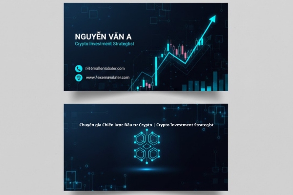 30+ Mẫu card visit chứng khoán chuyên nghiệp