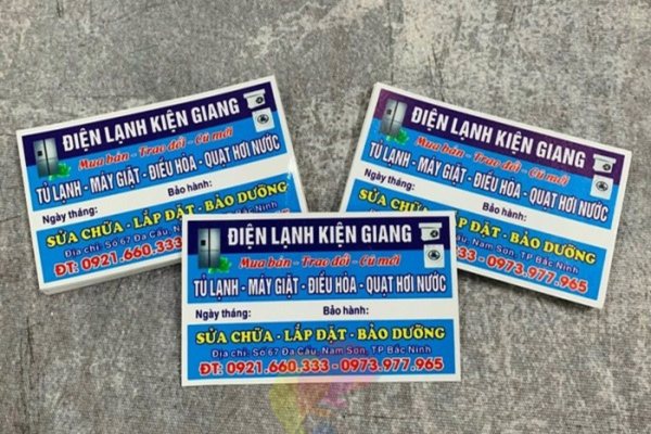 30+ Mẫu in tem điện lạnh đẹp chuyên nghiệp, ấn tượng