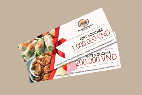 50+ Mẫu voucher ăn uống đẹp, tăng doanh thu nhanh