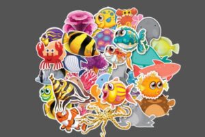 60+ Mẫu sticker sinh vật biển cute, sáng tạo