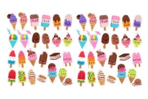 99+ Bộ sticker kem cute, hình cây kem dễ thương nhất