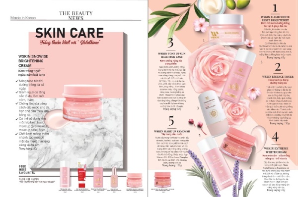 In Hoa Long nhận thiết kế và in ấn mẫu brochure mỹ phẩm đẹp