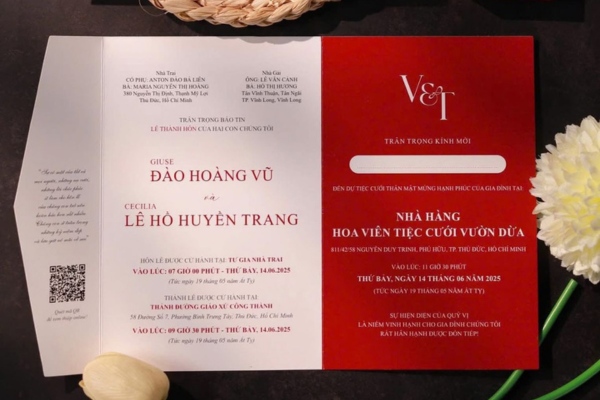 Font chữ thiết kế thiệp cưới chuẩn đẹp