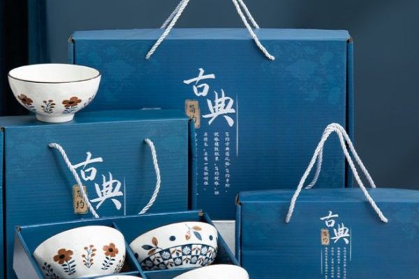 Mẫu hộp giấy đựng chén đẹp, giá rẻ