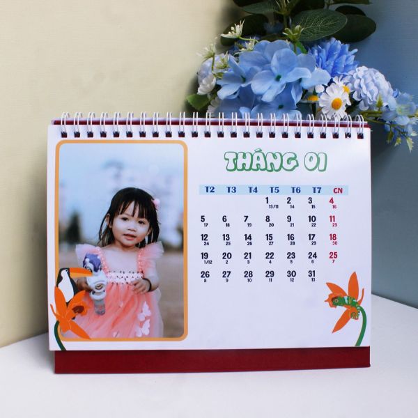 In lịch để bàn cá nhân đẹp, chất lượng cao