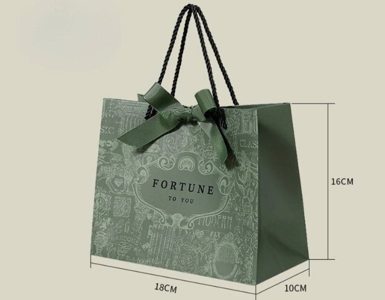 In túi giấy nhỏ kích thước phổ biến