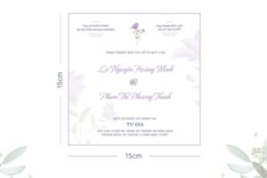 Kích thước thiệp mời chuẩn là bao nhiêu
