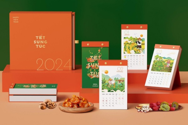 Kỹ thuật gia công lịch sau in dập nổi