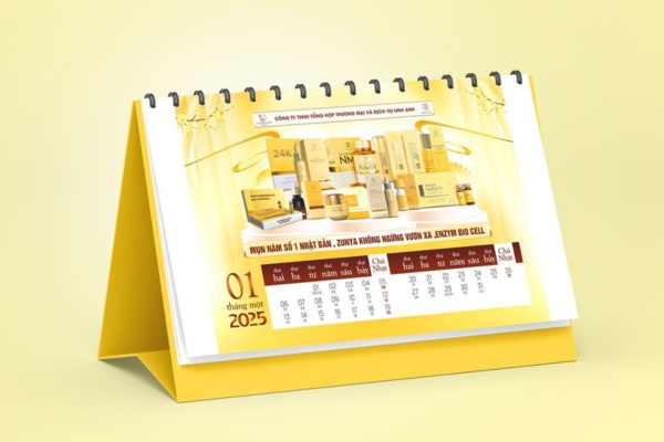 Kỹ thuật gia công lịch sau in đóng gáy lò xo