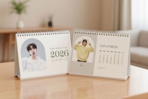 In lịch để bàn thần tượng đẹp, chất lượng cao