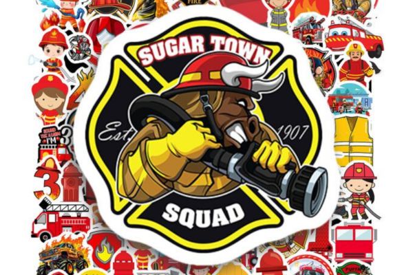 Bộ sticker lính cứu hỏa đẹp, chất lượng cao