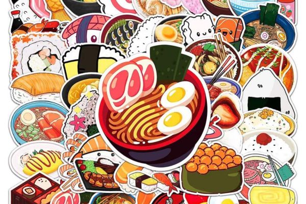 Bộ sticker sushi đẹp, giá rẻ tại Hà Nội