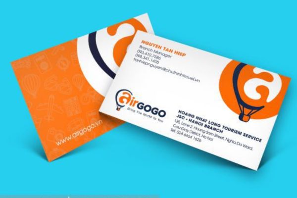 Mẫu card visit tiếng anh đẹp, chất lượng cao