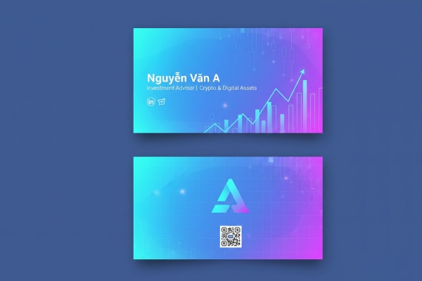 Mẫu card visit chứng khoán tài chính đẹp mắt