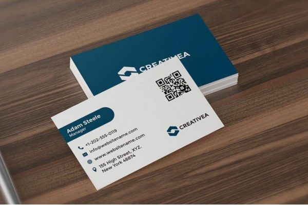 Mẫu card visit tiếng anh đẹp, chất lượng cao