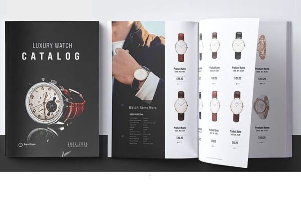 Mẫu catalogue đồng hồ đẹp, chất lượng cao