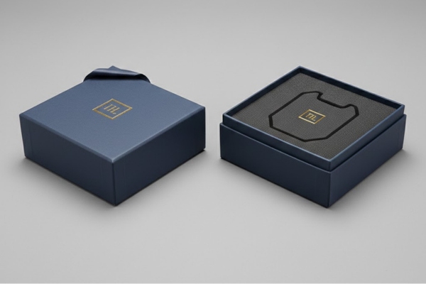 Mẫu hộp cứng cao cấp có khay định hình