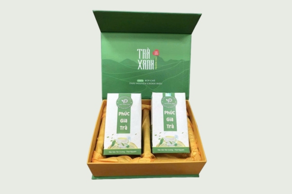 Mẫu hộp đựng trà nõn đậm sắc Việt