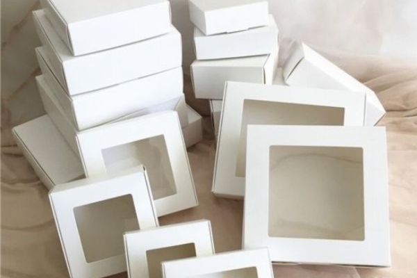 Mẫu hộp giấy màu trắng đẹp, chất lượng cao