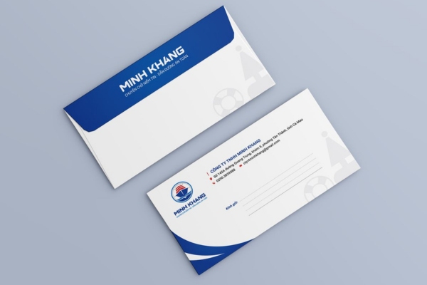 Mẫu phong bì A6 gửi thư cám ơn