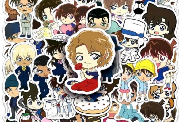 Mẫu sticker conan đẹp, thiết kế theo yêu cầu