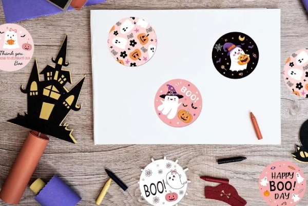 In Hoa Long nhận thiết kế và in ấn mẫu sticker halloween cao cấp