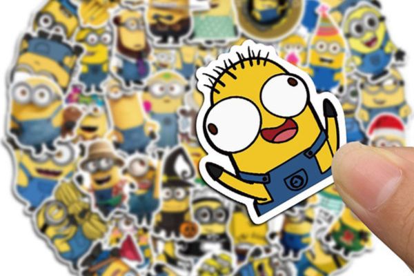 Mẫu sticker minion đẹp, giá rẻ tại Hà Nội