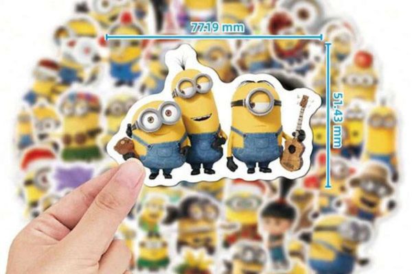 Mẫu sticker minion đẹp, giá rẻ tại Hà Nội