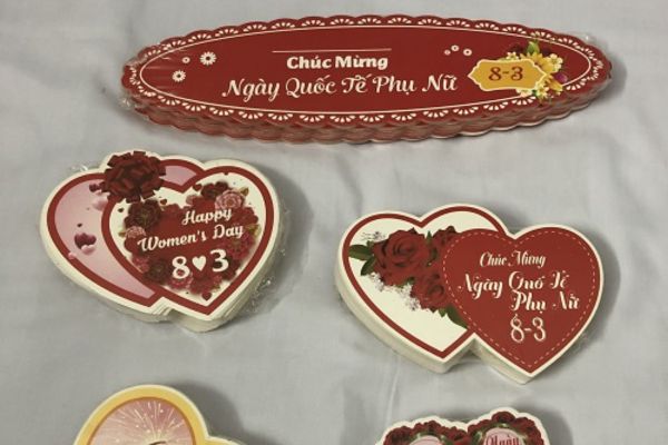 Mẫu sticker ngày 8-3 đẹp, thiết kế theo yêu cầu